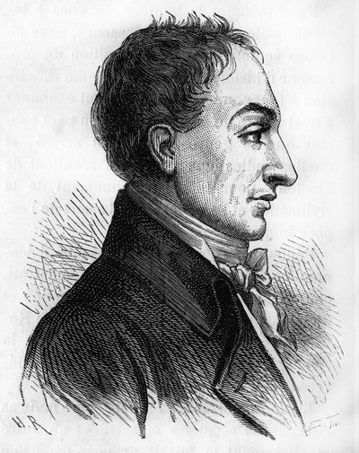 Retrato de Constantin François de Chasseboeuf Conde de Volney - en “Histoire de France” de Henri Martin, siglo XIX de Unknown artist