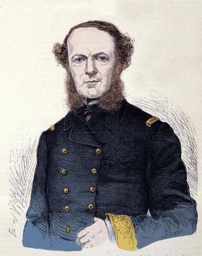 Retrato del Conde Carlo di Persano Pellion (1806-1883), patriota de la Unidad Italiana. de Unknown artist