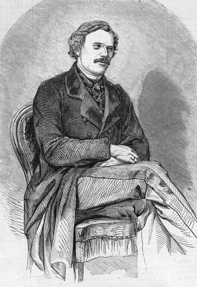 Retrato de Daniel Dunglas Home (1833-1886) médium tartán. de Unknown artist