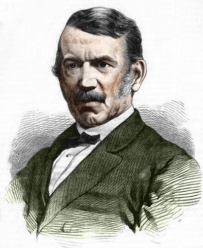 Retrato de David Livingstone (1813 - 1873) de Unknown artist