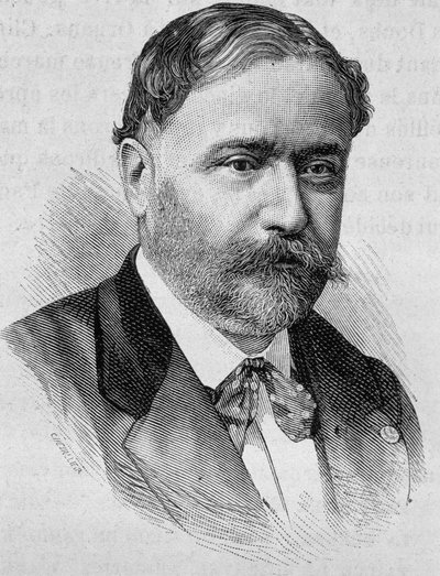 Retrato de De Chaudordy. Grabado del siglo XIX. de Unknown artist