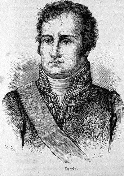 Retrato de Denis Decres (1761-1820) marinero francés. de Unknown artist