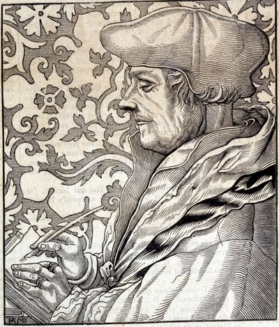 Retrato de Didier Erasme de Unknown