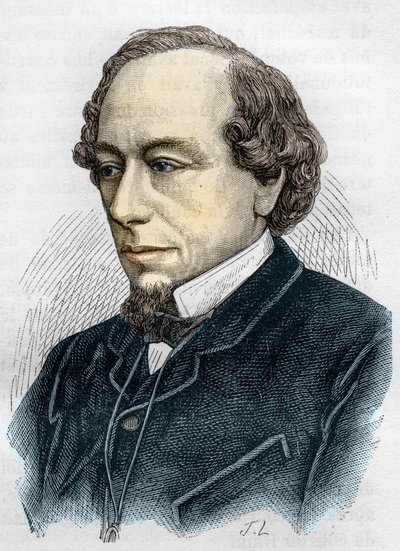 Retrato de Benjamin Disraeli (Lord Beaconsfield) de Unknown artist