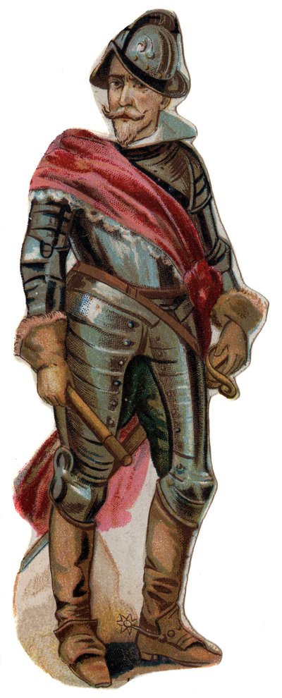 Retrato de Don Fernando Álvarez de Toledo, Duque de Alba (1507-1582). Cromolitografía, finales del siglo XIX. de Unknown artist