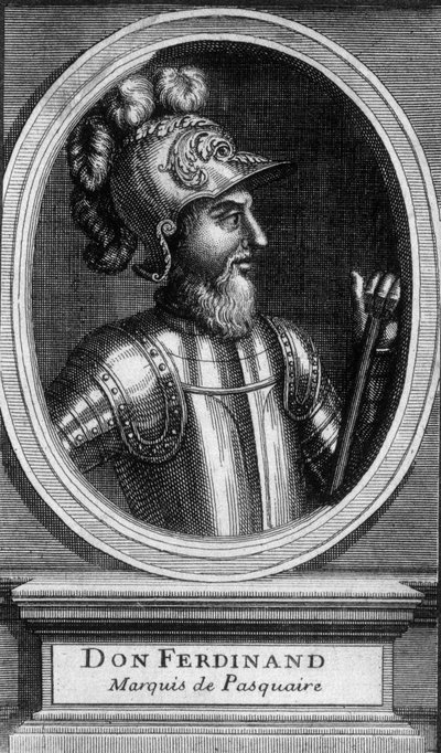 Retrato de Don Fernando, Marqués de Pasquaire - s.f. de Unknown artist