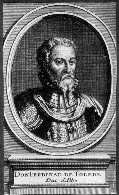 Retrato de Don Fernando de Toledo, Duque de Alba - s.d. de Unknown artist