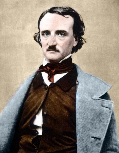 Retrato de Edgar Allan Poe (1809-1849), escritor estadounidense. de Unknown artist