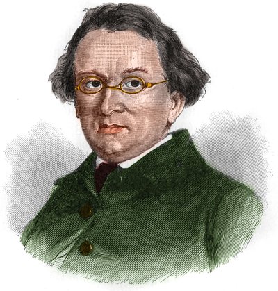 Retrato de Eduard Mörike (1804-1875), escritor romántico alemán. de Unknown artist