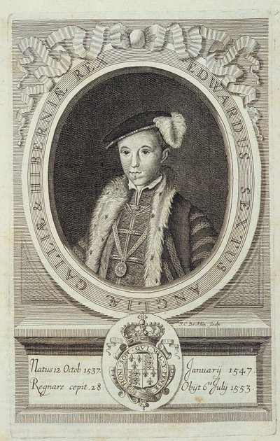 Retrato de Eduardo VI en "Historia Reformationis Ecclesiae Anglicanae...", Ginebra de Unknown artist