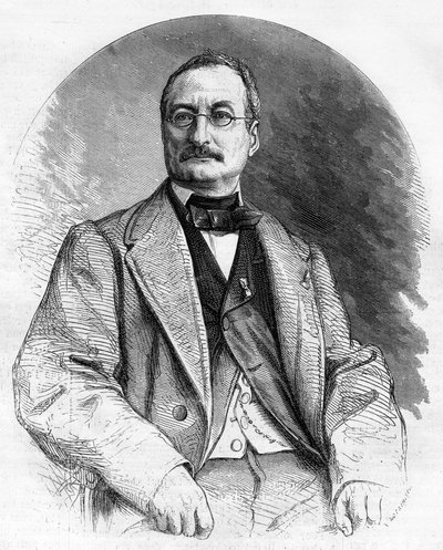 Retrato de Elie Berthet escritor francés del siglo XIX. de Unknown artist