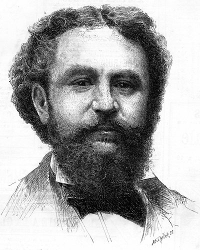 Retrato de Emile Bergerat (1845-1923), escritor francés de Unknown artist