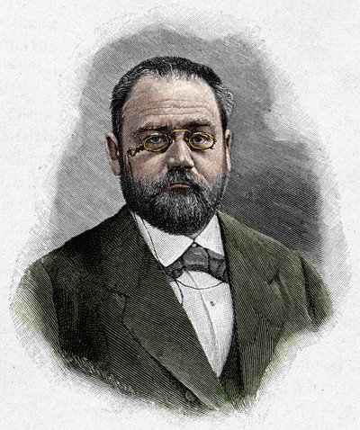 Retrato de Émile Zola (1840-1902) de Unknown artist