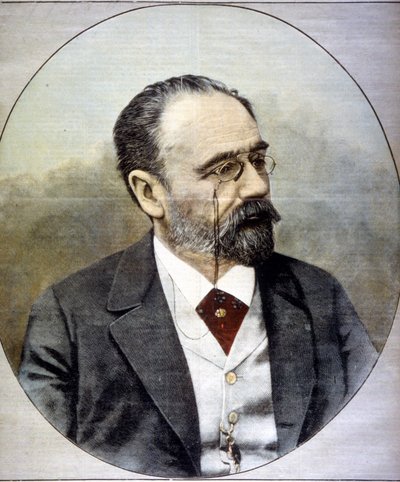 Retrato de Émile Zola de Unknown artist