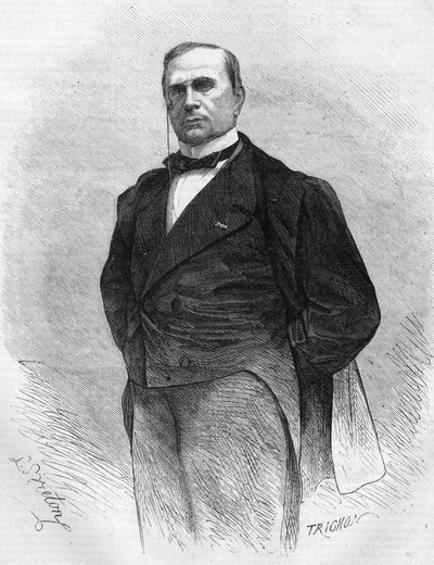 Retrato de Emile de Girardin (1806-1881), publicista y político francés, fundador de la prensa moderna. de Unknown artist