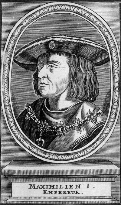 Retrato del Emperador Maximiliano I (1459 - 1519), s.f. de Unknown artist