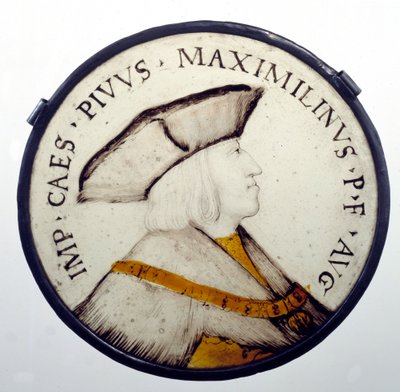 Retrato del Emperador Maximiliano I de Habsburgo (1459-1519) de Unknown artist