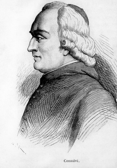 Retrato de Ercole Consalvi (1757-1824), Secretario de Estado del Cardenal Pío VII de Unknown artist