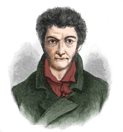 Retrato de Ernst Theodor Wilhelm Hoffmann (1776-1822) escritor romántico alemán de Unknown artist
