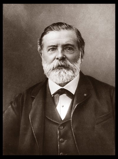 Retrato de Étienne-Jules Marey (1830-1904), científico y cronofotógrafo inglés; inventor del esfigmógrafo y pionero de la fotografía y el cine. Foto de Nadar, Paul (1856-1939). de Unknown artist