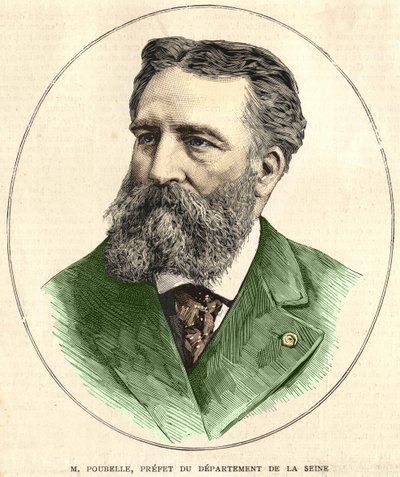 Retrato de Eugene Rene Poubelle (1831 - 1907), funcionario y prefecto del Sena francés. Colección Bianchetti de Unknown artist