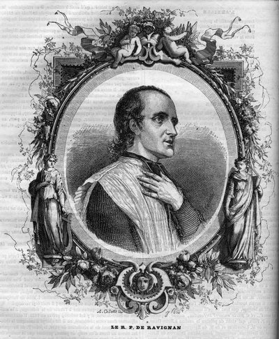 Retrato del Padre Delacroix de Ravignan (1795-1858), jesuita francés de Unknown artist