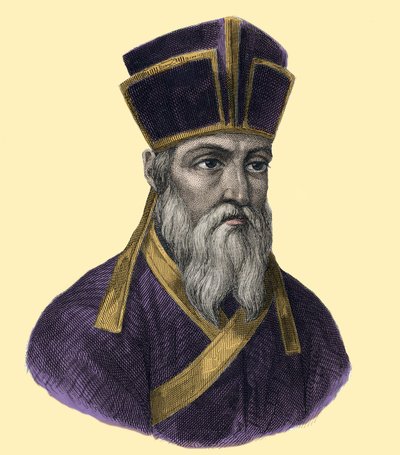 Retrato del Padre Matteo Ricci (1552-1610), jesuita italiano, fundador de la Misión Católica en China. Grabado del siglo XIX de Unknown artist