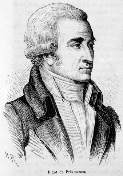 Retrato de Felix Julien Jean Bigot de Preameneu (1747-1825), abogado y político francés de Unknown artist