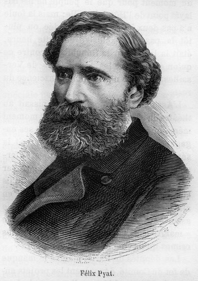 Retrato de Félix Pyat. Escritor, periodista y político francés. 1810-1889 de Unknown artist