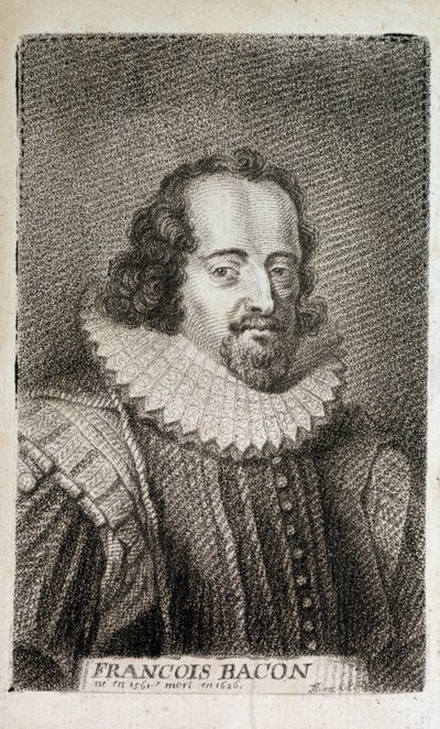 Retrato de Francis Bacon (1561-1626), filósofo inglés. c.1600 de Unknown artist