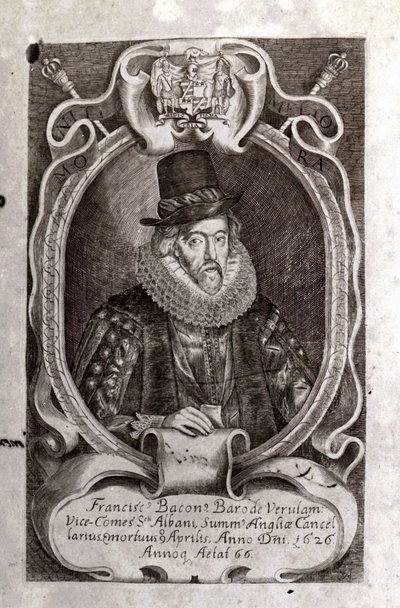 Retrato de Francis Bacon (1561 - 1626) de Unknown artist