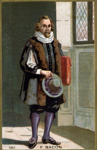 Retrato de Francis Bacon Baron Verulam (1561 - 1626) estadista y filósofo inglés. de Unknown artist