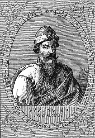 Retrato de Francisco Pizarro de Unknown artist