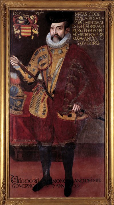 Retrato de Francisco de Mascarenhas (siglo XVI) Vice Rey de India de Unknown artist