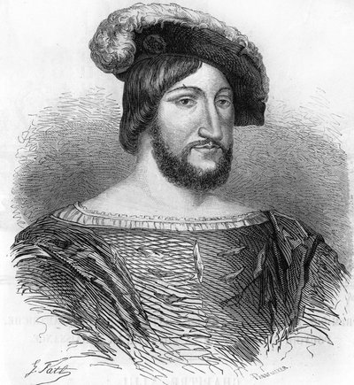 Retrato de Francisco I, Rey de Francia (1494-1547). de Unknown artist