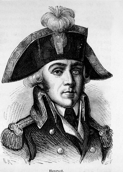 Retrato de François Hanriot (1761-1794), revolucionario francés de Unknown artist