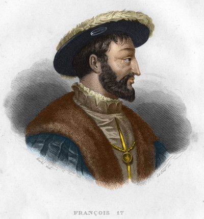 Retrato de Francisco I (1494 - 1547) Rey de Francia de Unknown artist