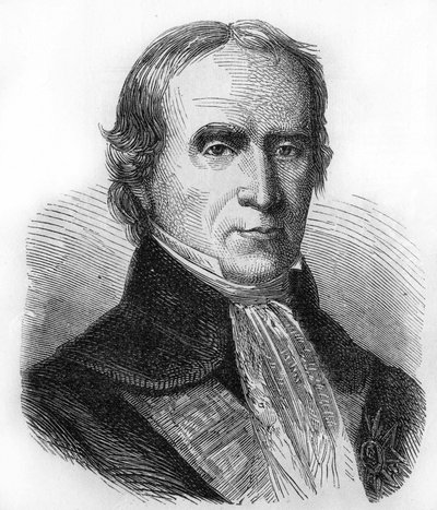 Retrato de François Barbé Marbois. 1745-1837. Cónsul en los Estados Unidos y luego intendente en Santo Domingo. Grabado de 1866. de Unknown artist