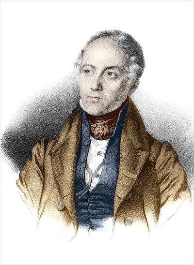 Retrato de François Guizot (1787 - 1874) político e historiador francés de Unknown artist