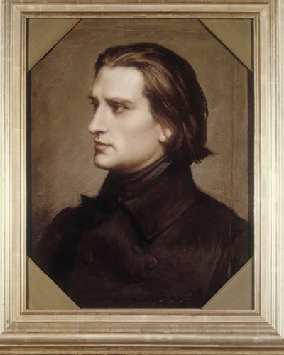 Retrato de Franz Liszt (1811-1886), compositor y pianista húngaro. de Unknown artist