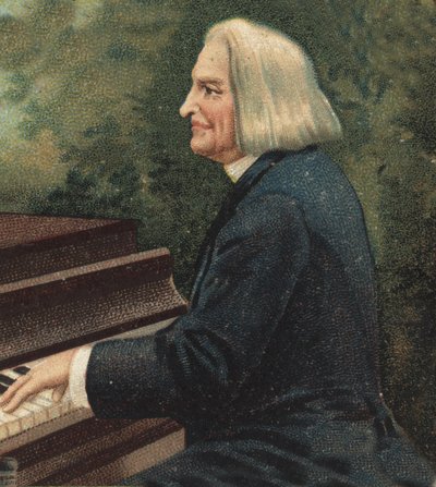 Retrato de Franz Liszt (1811-1886), compositor y pianista húngaro de Unknown artist