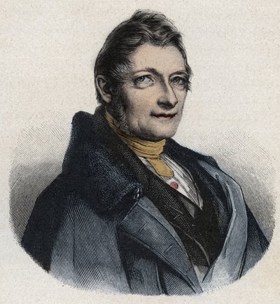 Retrato de Franz Xaver Gabelsberger (1789-1849) inventor inglés de Unknown artist