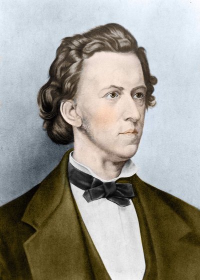 Retrato de Frédéric Chopin (1810-1849), compositor polaco. de Unknown artist