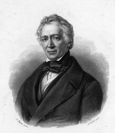 Retrato de Friedrich Ludwig von Raumer, historiador alemán (1781-1873) de Unknown artist