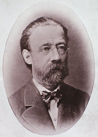 Retrato de Friedrich Smetana (grabado después de una foto) de Unknown artist