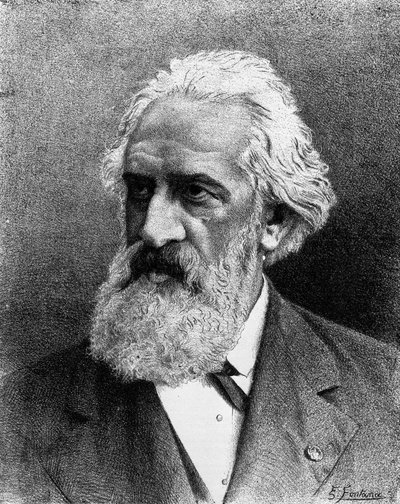 Retrato de Friedrich von Flotow (1812-1883) compositor alemán de Unknown artist