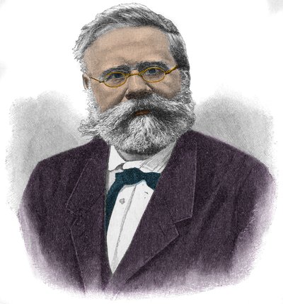 Retrato de Fritz Reuter (1810-1874) escritor alemán de Unknown artist