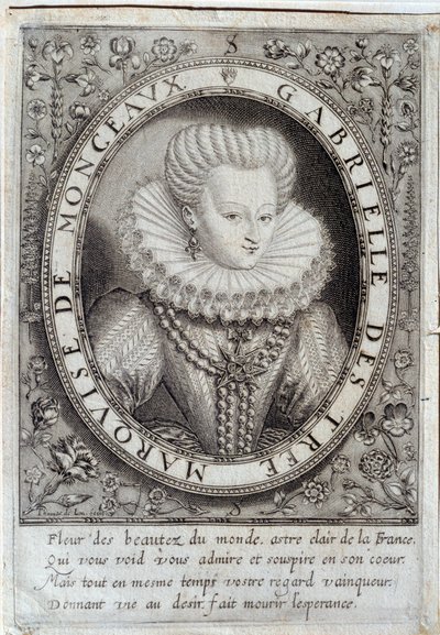 Retrato de Gabrielle d