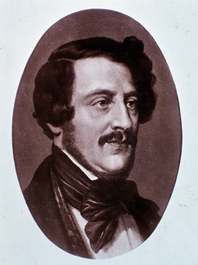 Retrato de Gaetano Donizetti (grabado) de Unknown artist