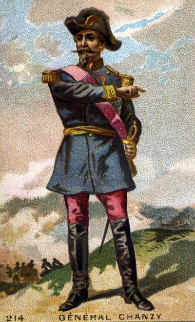 Retrato del General Chanzy (1823 - 1883). Cromolitografía de finales del siglo XIX de Unknown artist